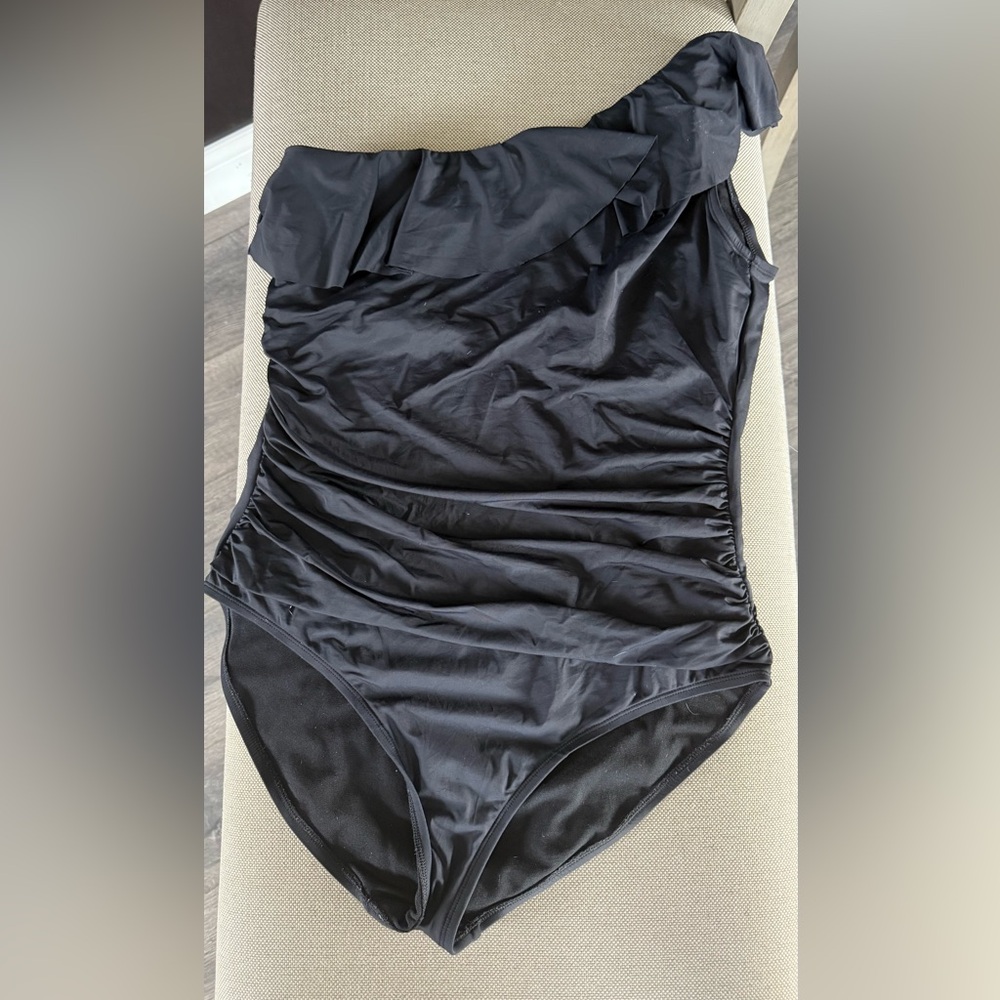 Black One-Piece Swimsuit